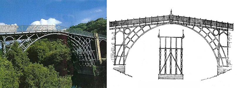 Steel construction of Severn Bridge